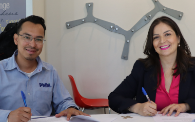 Firma de convenio con Entregas Puntuales S. DE RL. DE CV, PMM Paquetería + Mensajería